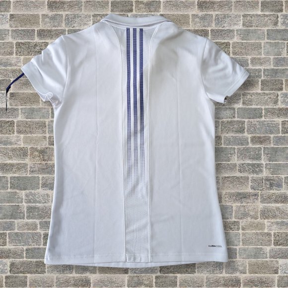 * NWOT* ADIDAS Ruched Sleeve Top. Size - M - Picture 2 of 5